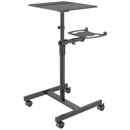 Стол для проектора CACTUS (100х37х42 см), регулировка высоты и наклона, площ. для ноутбука, CS-VM-PT01T
