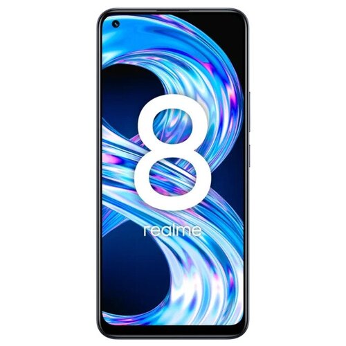 Смартфон Realme 8 128Gb 6Gb Черный лого