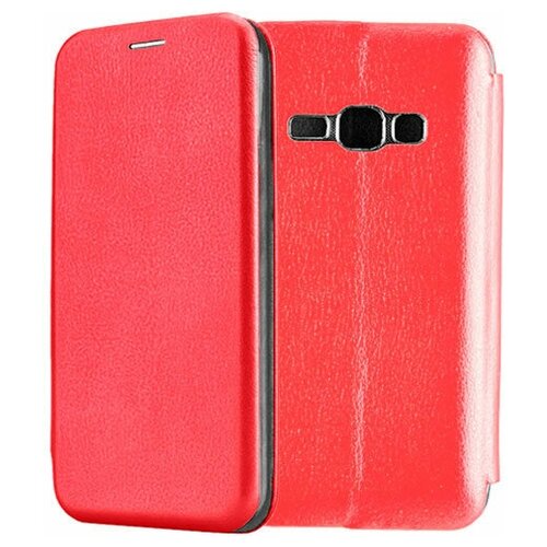 Чехол-книжка Fashion Case для Samsung Galaxy J1 (2016) J120 красный