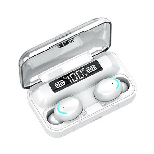 Наушники беспроводные TWS с зарядным кейсом белые 119900₽
