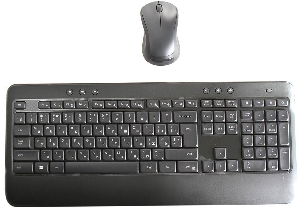 Комплект (клавиатура+мышь) Logitech MK540 Advanced, USB, беспроводной, черный [920-008686]