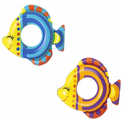 Круг для плавания «Рыбки», 81 х 76 см, от 3-6 лет, цвета микс, 36111 Bestway