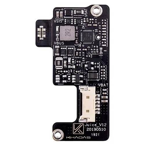 Плата интерфейсная Khadas Juice Module Battery Charge Controller for Edge-V, Rigid-flex PCB 1 set six cell battery shell m12 six cell case pcb circuit board for milwaukee 12v li ion battery 12v 1 3ah battery chargers