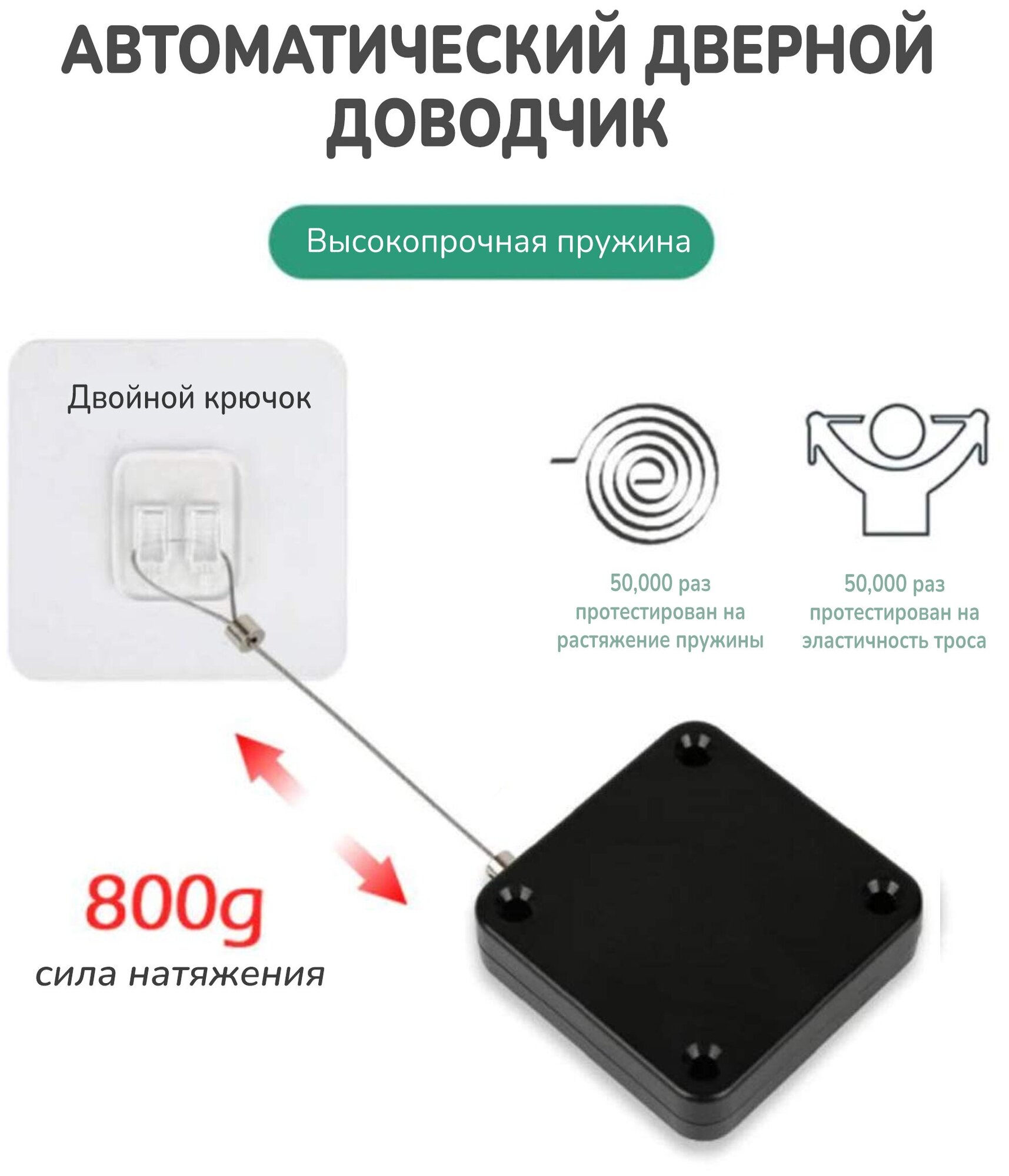 фото Дверной доводчик/ доводчик для окон/ доводчик для стеклянных дверей