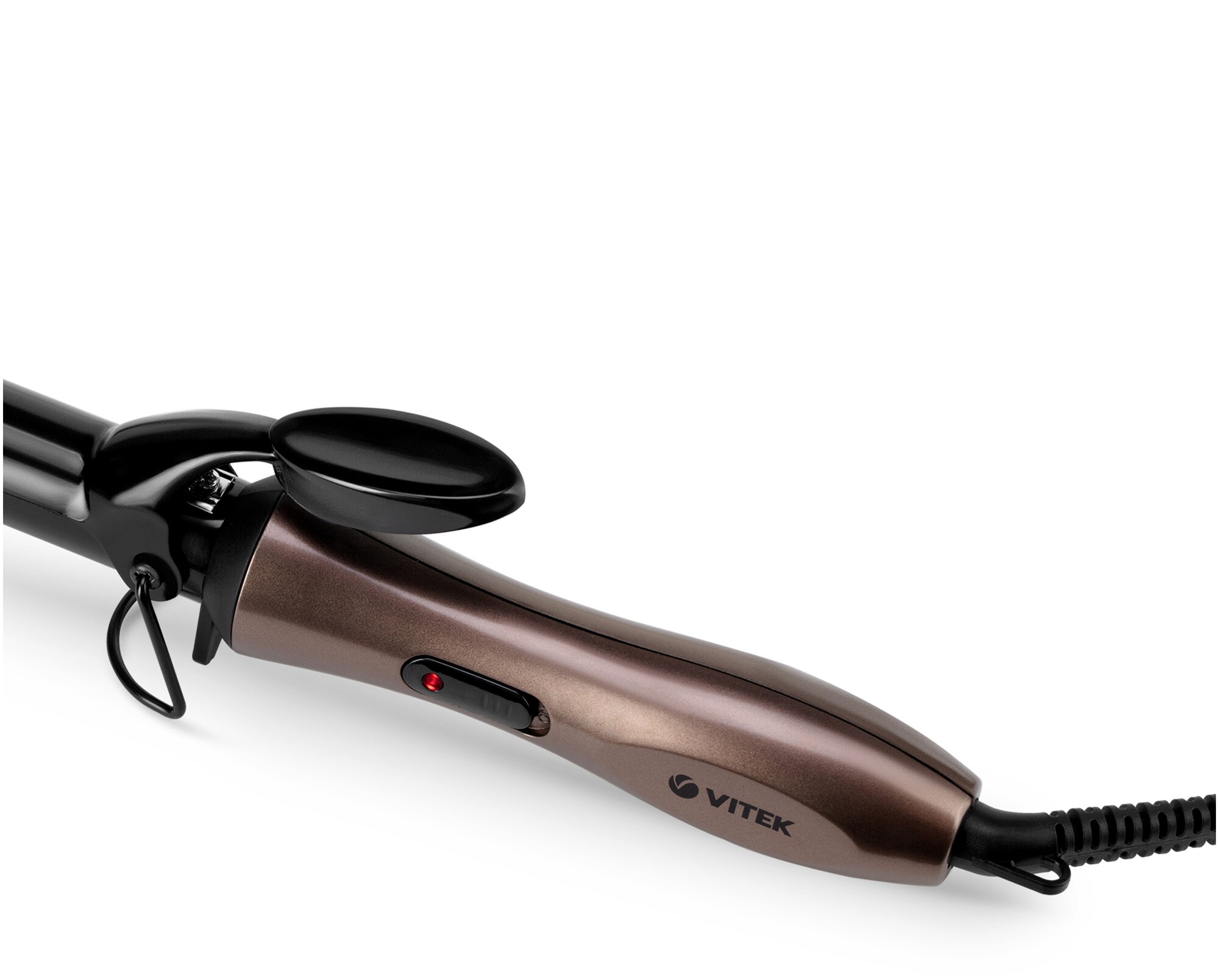 Щипцы VITEK VT-8293 MC, коричневый/черный [8293-vt-01] - фото №5