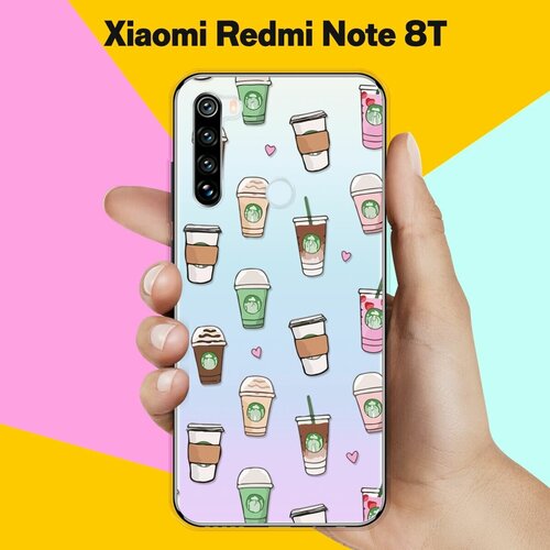 Силиконовый чехол Кофе на Xiaomi Redmi Note 8T силиконовый чехол на xiaomi redmi note 13 сяоми редми нот 13 девушка с кофе прозрачный