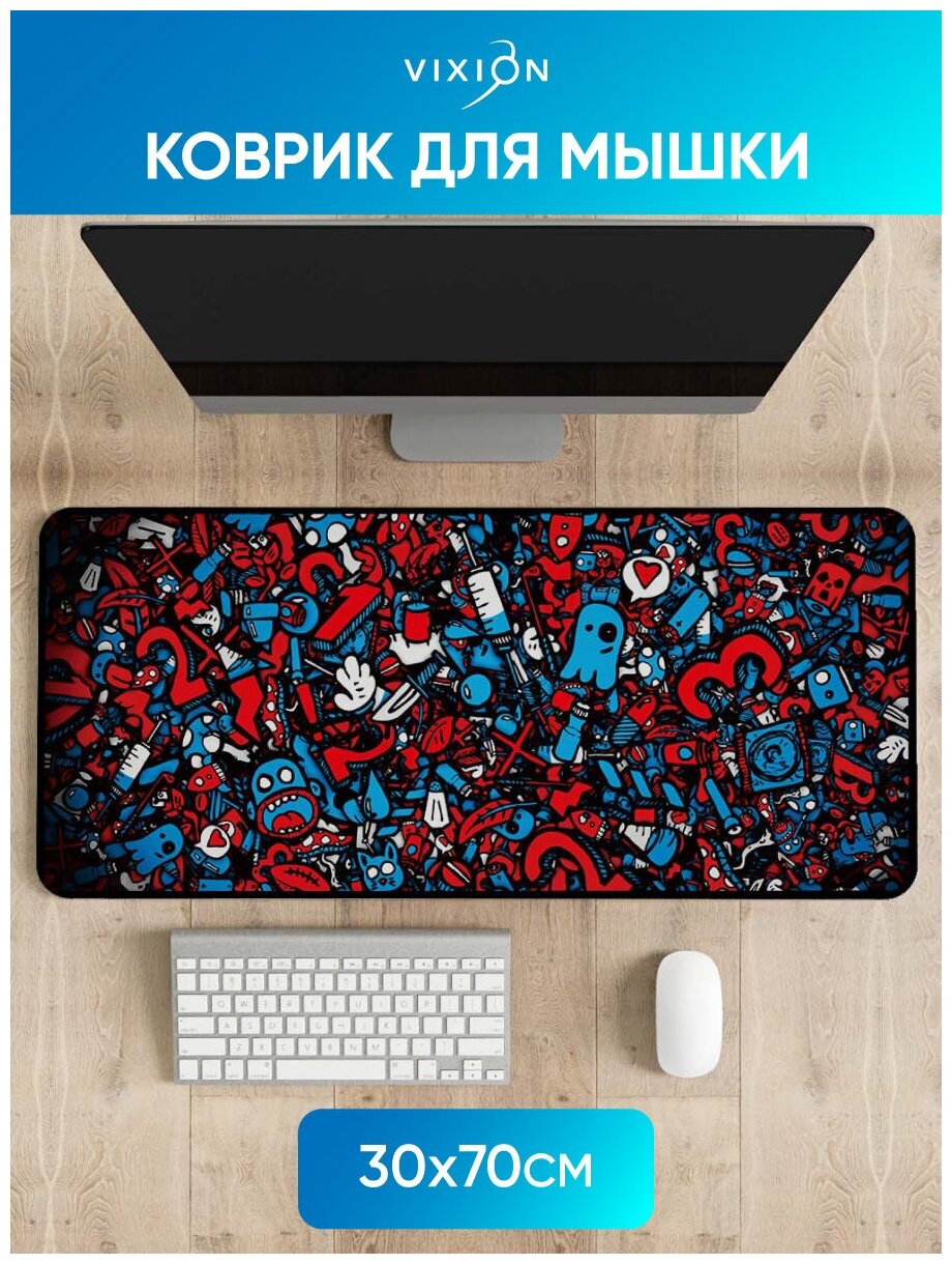 Коврик для мышки Vixion MP25 300x700x3 мм Web 3.0