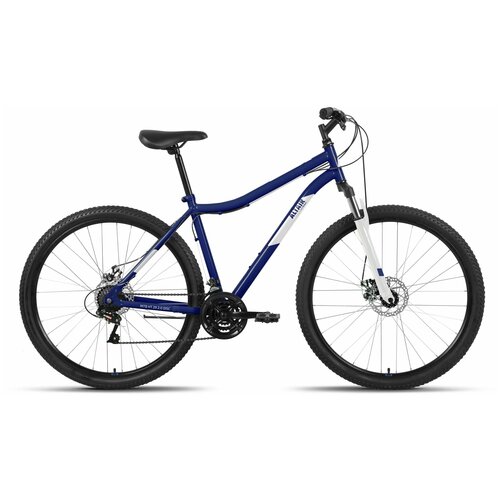 Велосипед горный с колесами 29 Altair MTB HT 29 2.0 D сине-серебристый 21 скорость рама 19