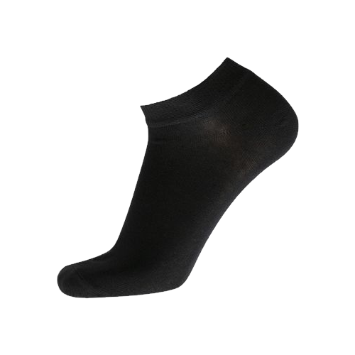 фото Мужские носки pantelemone, 3 пары, укороченные, быстросохнущие, износостойкие, нескользящие, воздухопроницаемые, размер 25(38-40), черный