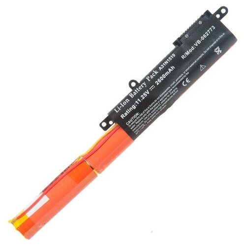 аккумулятор для ноутбука asus x540la a31n1519 11 25v 2600mah 29wh черный oem Аккумулятор для ноутбука Asus X540LA (11.25V, 2600mAh). PN: A31N1519