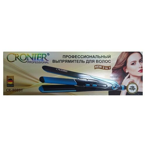 Выпрямитель для волос Cronier CR-8089T, синий