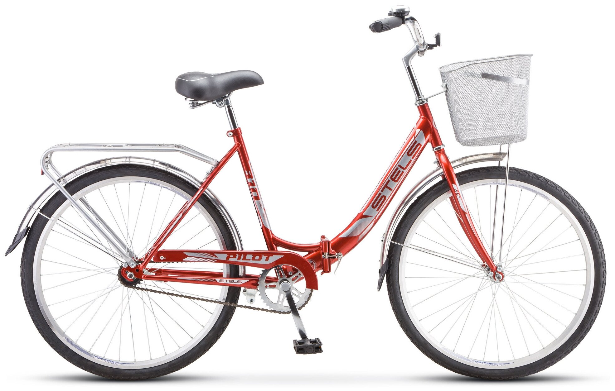Велосипед складной STELS Pilot 810 26" Z010 Красный (требует финальной сборки)