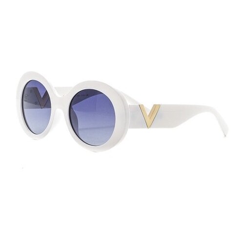Солнцезащитные очки Eternal Sunshine Creations, круглые, оправа: металл, поляризационные, для женщин, черный