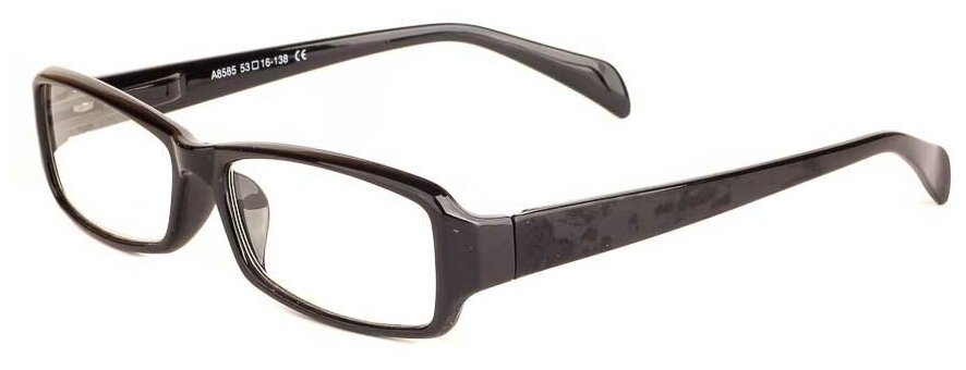 Готовые очки для зрения черные с диоптриями -3.00 футляр