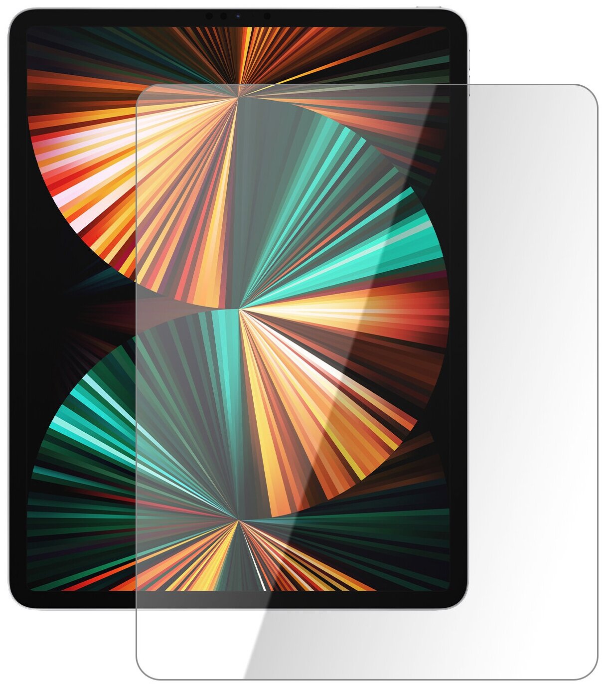 Глянцевая защитная плёнка для Apple iPad Pro 12.9 2021, гидрогелевая, на дисплей, для планшета
