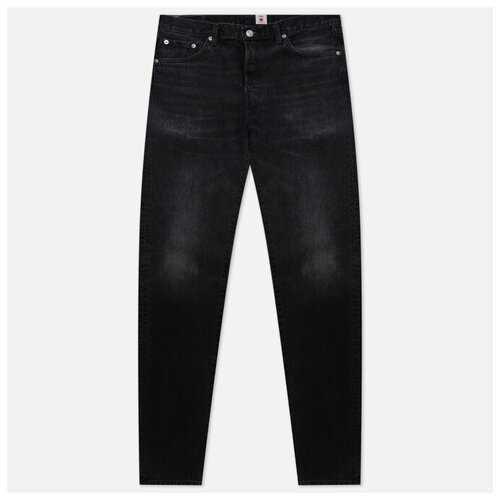 Мужские джинсы Edwin Slim Tapered Kaihara Right Hand Black Denim 13 Oz чёрный , Размер 30/32 черного цвета
