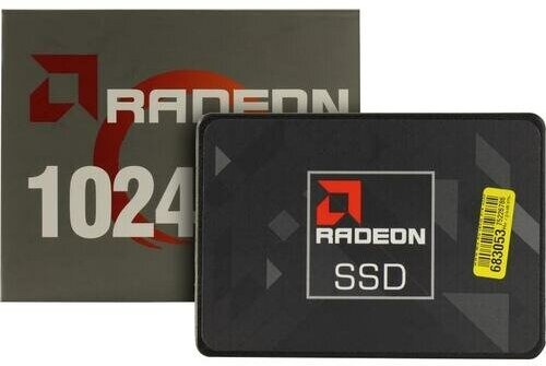 Твердотельный накопитель AMD Radeon 1 ТБ SATA R5SL1024G