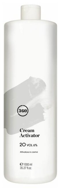 360 Окисляющая эмульсия Cream Activator 20 vol 6% 1 л (360, ) - фото №1