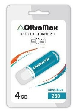USB флэш-накопитель (OLTRAMAX OM-4GB-230-св. синий)
