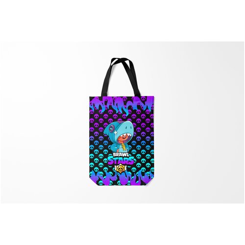 фото Сумка-шоппер / 31х42 см / геймерам / brawl stars leon shark. burnettie