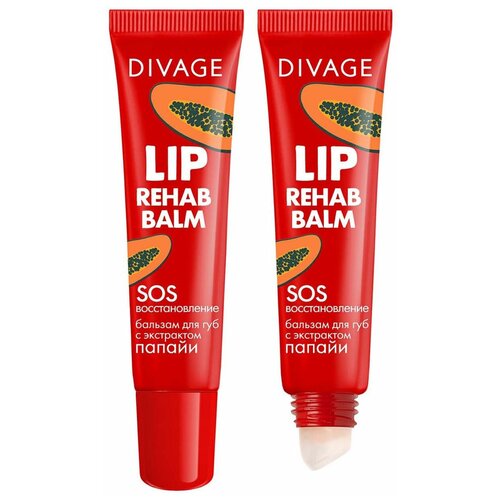 Бальзам для губ (balm for lips) Divage Lip Rehab Balm Бальзам для губ с ароматом 