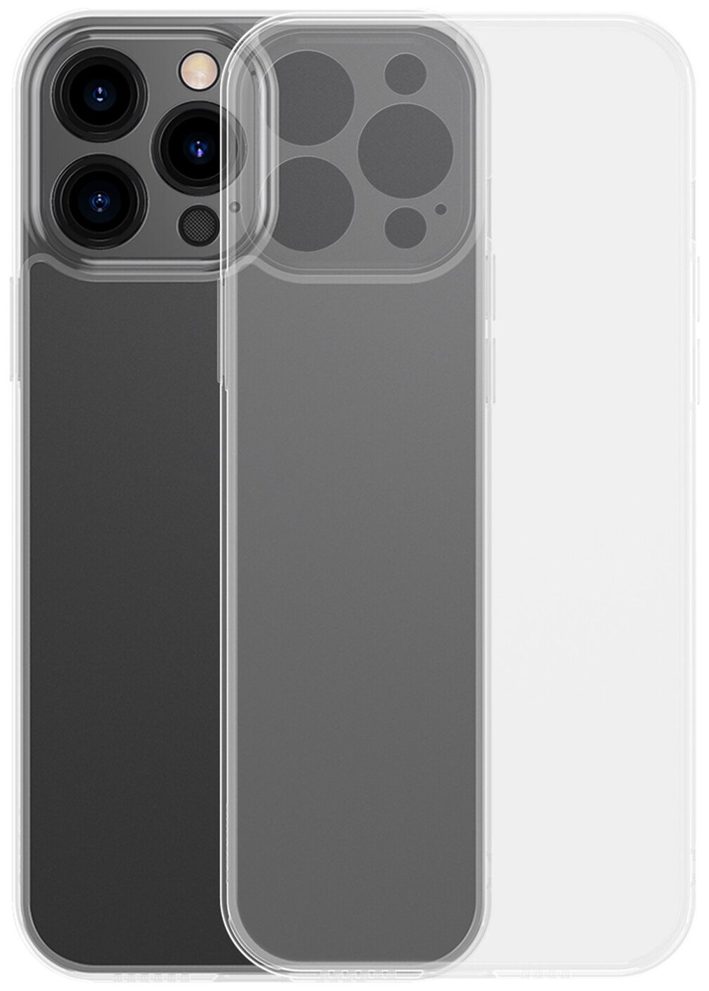 Baseus чехол для iPhone 13 Pro Max (6.7) Frosted Glass Protective case Transparent