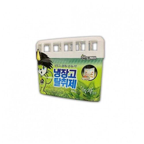 Sandokkaebi Ароматизатор-освежитель для холодильника ODOR FRI (зеленый чай) 420 г (для холодильников с объемом до 600 л)