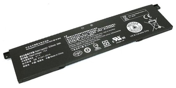 Аккумулятор для ноутбука Vbparts для Xiaomi Mi Air 13.3 (R13B02W) 7.6V 5230mAh
