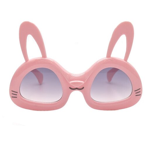 Очки детские солнцезащитные для девочки, для мальчика, оправа зайчик с ушками