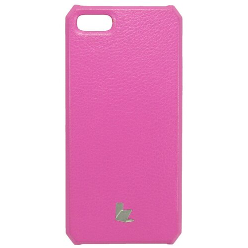 Накладка JisonCase для iPhone 5 / 5S / SE розовая
