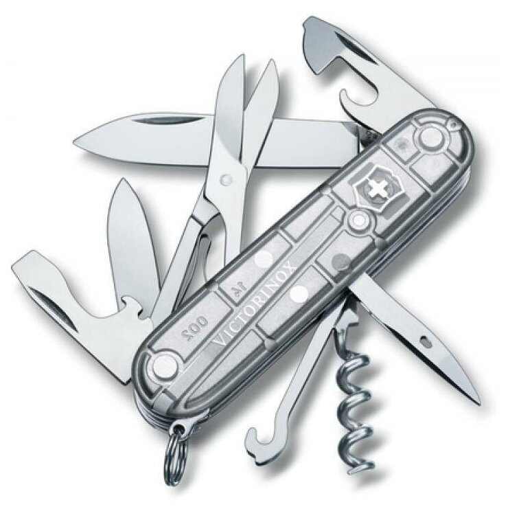 Нож Victorinox Climber, 91 мм, 14 функций, серебристый