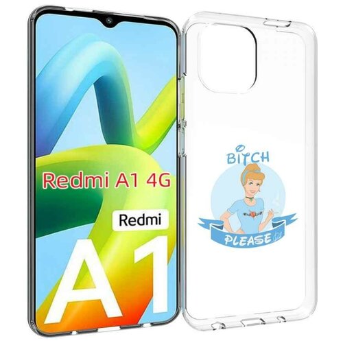 Чехол MyPads принцесса-эльза женский для Xiaomi Redmi A1 задняя-панель-накладка-бампер чехол mypads принцесса тату женский для xiaomi redmi a1 задняя панель накладка бампер