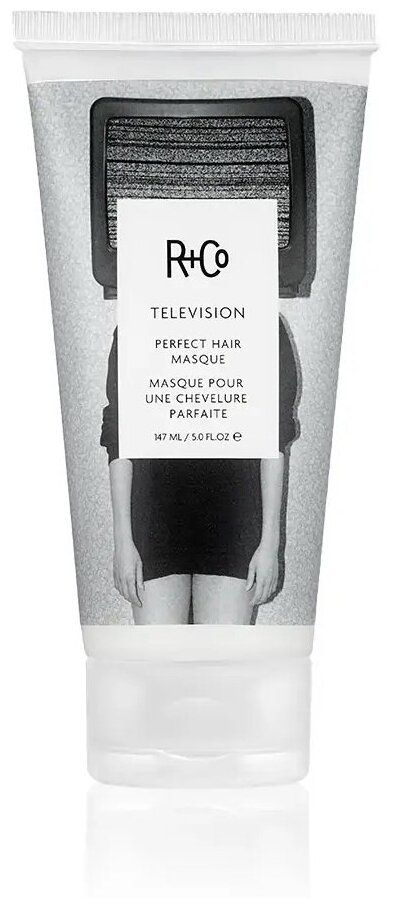 R+Co Television Perfect Hair Masque Маска Прямой эфир для эластичности волос, 147 мл