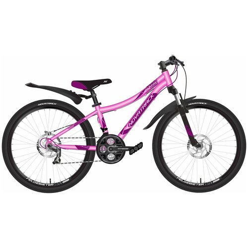 NOVATRACK Велосипед Novatrack KATRINA D 24 рама 12 розовый металлик 24AHDKATRINA12GPN20 2421000₽