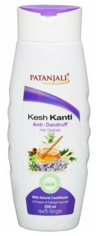 Шампунь Кеш Канти Патанджали против перхоти (Kesh Kanti Anti-Dandruff, Patanjali), 200 мл.