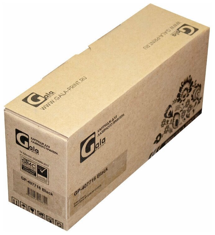 Картридж GalaPrint GP_407716_BK совместимый лазерный картридж (Ricoh 407716) 6500 стр, черный