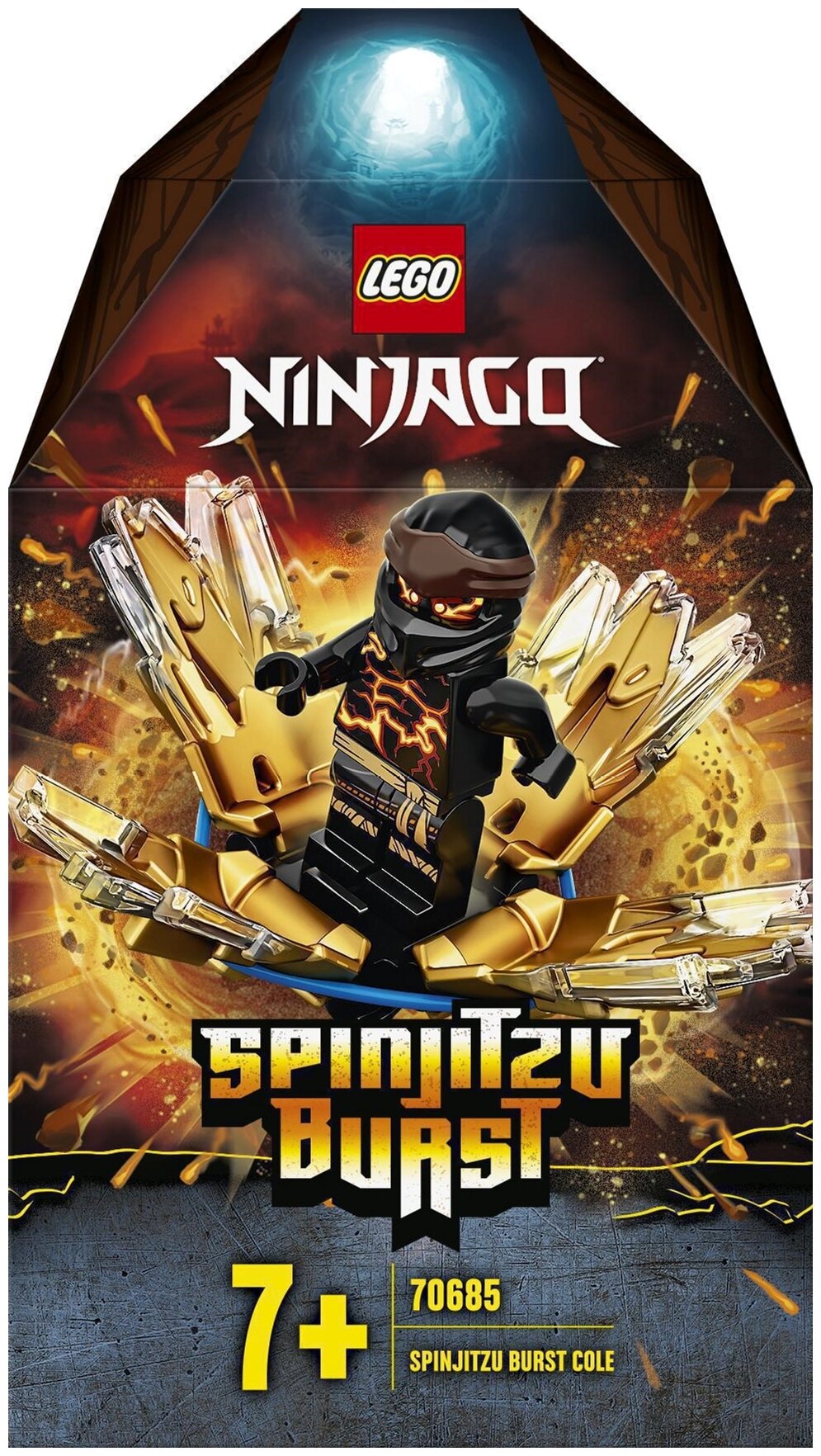 Конструктор LEGO Ninjago Шквал Кружитцу - Коул, 48 деталей (70685) - фото №1