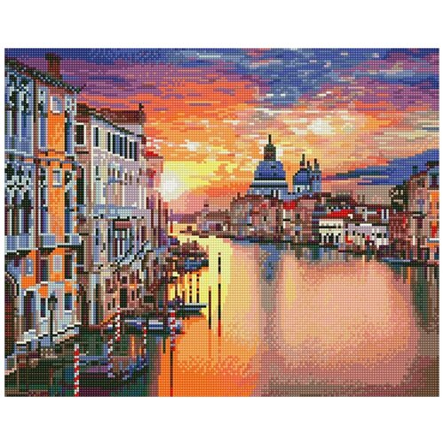 Алмазная мозаика Венеция в закате, 40x50 см, ВанГогВоМне