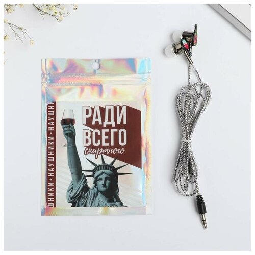 Наушники вакуумные в пакете Ради всего спиртного 10 х 15 см 10600₽