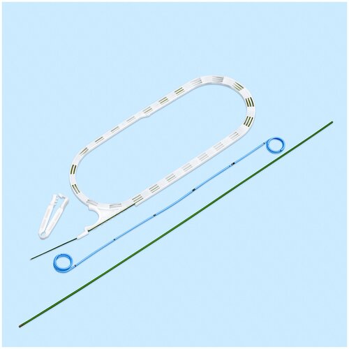 Набор мочеточникового стента "Мультилуп" - Универсальный, 5 Ch х 24-32 см, открытый/открытый тип, со стальным проводником PTFE (MarFlow)