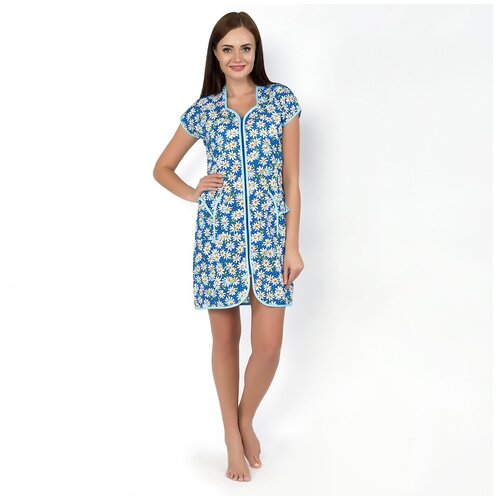 фото Халат из бязи на молнии утро, модель 01, размер 46, арт дизайн артдизайн