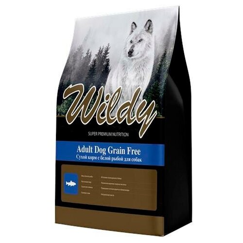 Wildy сухой корм для собак с белой рыбой (wildy adult dog grain free)