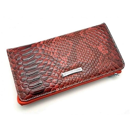 фото Кошелек sergio valentini св 3166-070, фактура лаковая, красный, бордовый