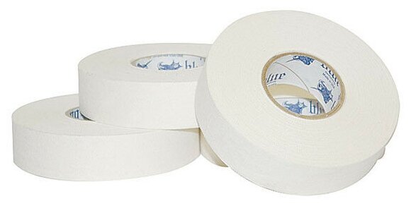 Лента хоккейная Blue Sport Tape Coton White 601307, ширина 24 мм, длина 25 м, белый