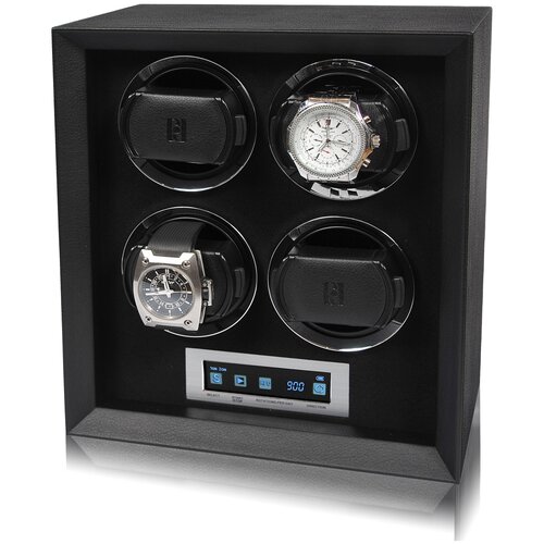 фото Шкатулка для подзавода 4 часов paul design petite 4 bk