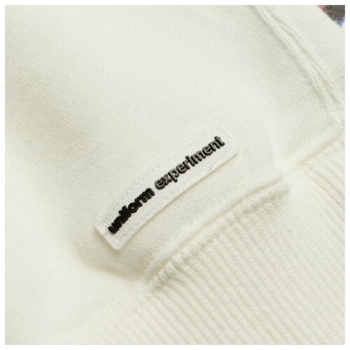 фото Мужская толстовка uniform experiment x dondi white pullover sweat hoodie белый , размер xl