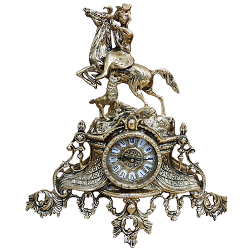 Каминные часы Belo DE Bronze "Лисица", бронзовые BP-27057-D