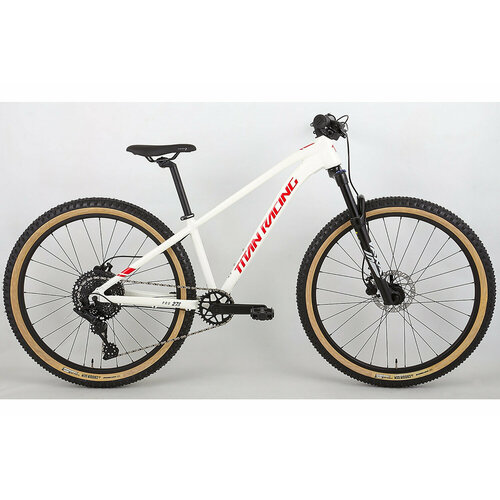Велосипед Titan Racing Hades 27.5 Pro (2024) Artic Snow road bike carbon frame twitter sniper2 0 700c 18k discolored racing frame fork seatpost cable routing internal c brake r9x130