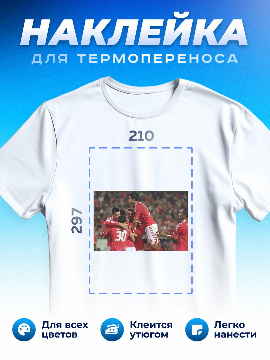 Термонаклейка для одежды наклейка Benfica Бенфика_0026