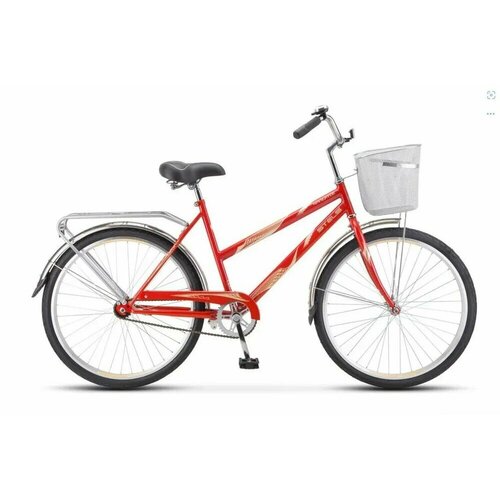 Велосипед взрослый STELS Navigator-205 C 26 Z010 Красный корзина LU101264 LU094940 19 1264000₽